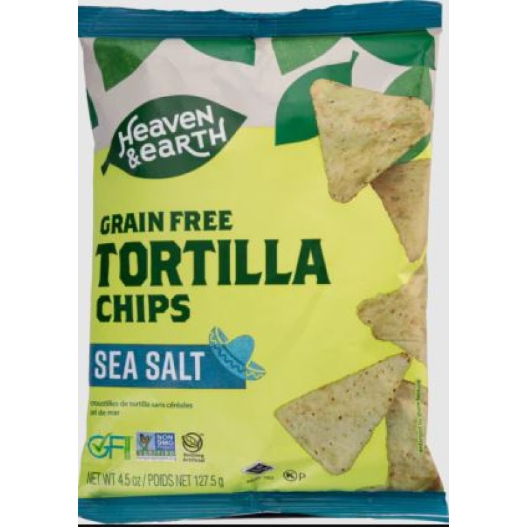 Sea Salt Tortilla Chips, 4.5 oz