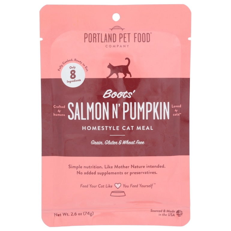 Salmon Pumpkin Cat Meal, 2.6 oz