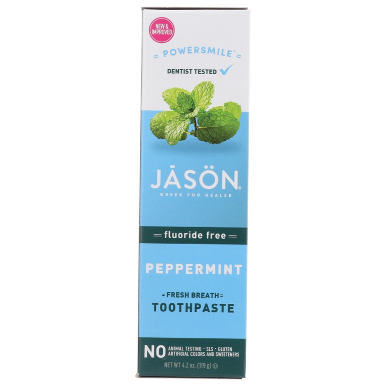 Jason Natural Products Toothpaste PowerSmile, 4.20 Oz