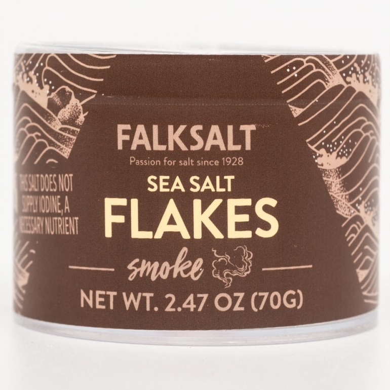 Flakes Smoke Sea Salt, 2.47 oz