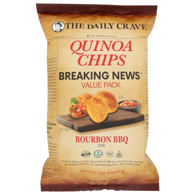 Quinoa Chips Bourbon BBQ Value Pack, 7 oz