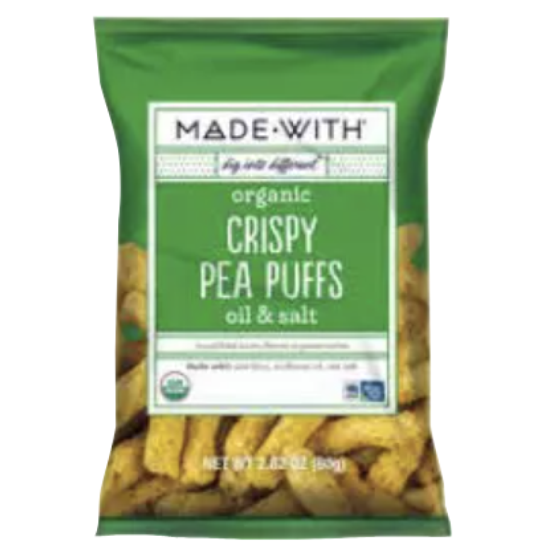 Pea Puff Crsp Oil Slt Org, 2.82 oz