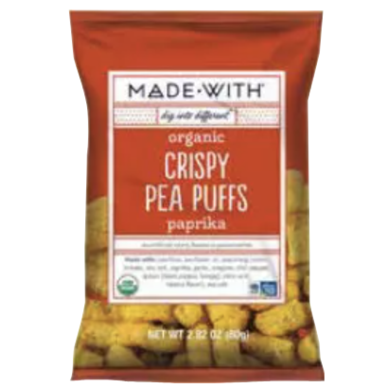 Pea Puff Crsp Paprka Org, 2.82 oz