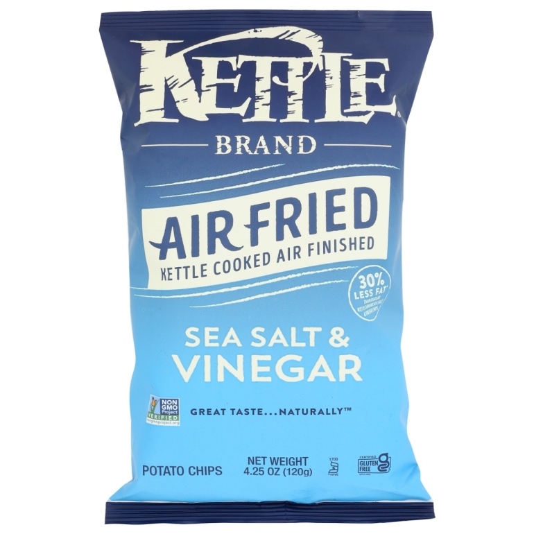Sea Salt and Vinegar Air Fried Potato Chips, 4.25 oz