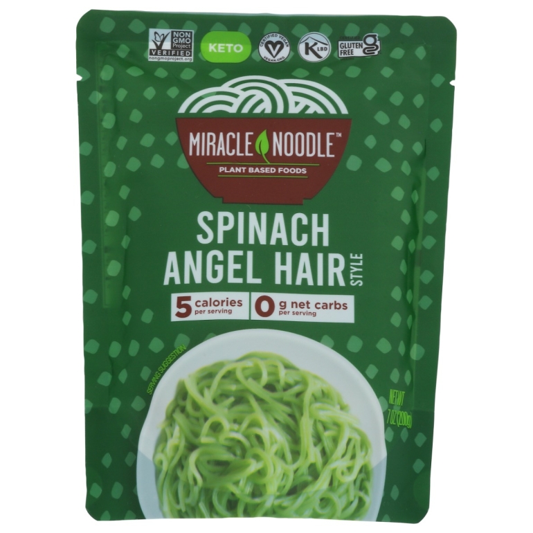 Ready To Eat Spinach Angel Hair, 7 oz