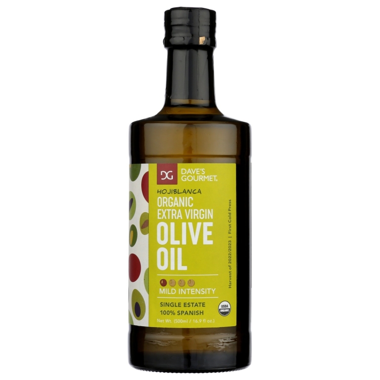 Organic Hojiblanca Extra Virgin Olive Oil, 500 ml