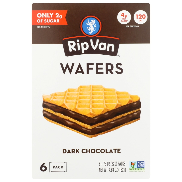 Dark Chocolate Wafer Cookies, 4.68 oz