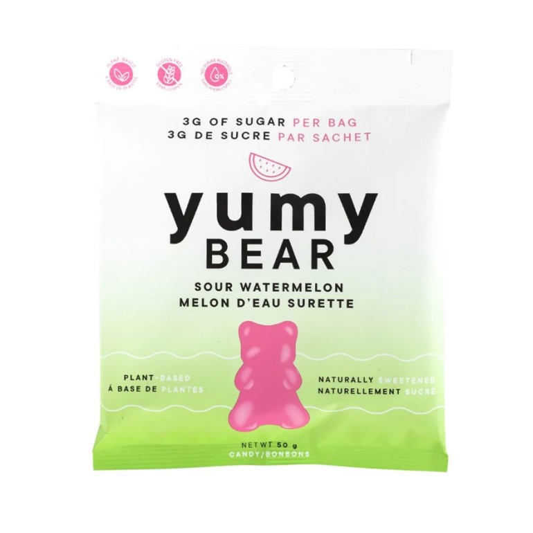 Sour Watermelon Gummy Bear, 50 gm