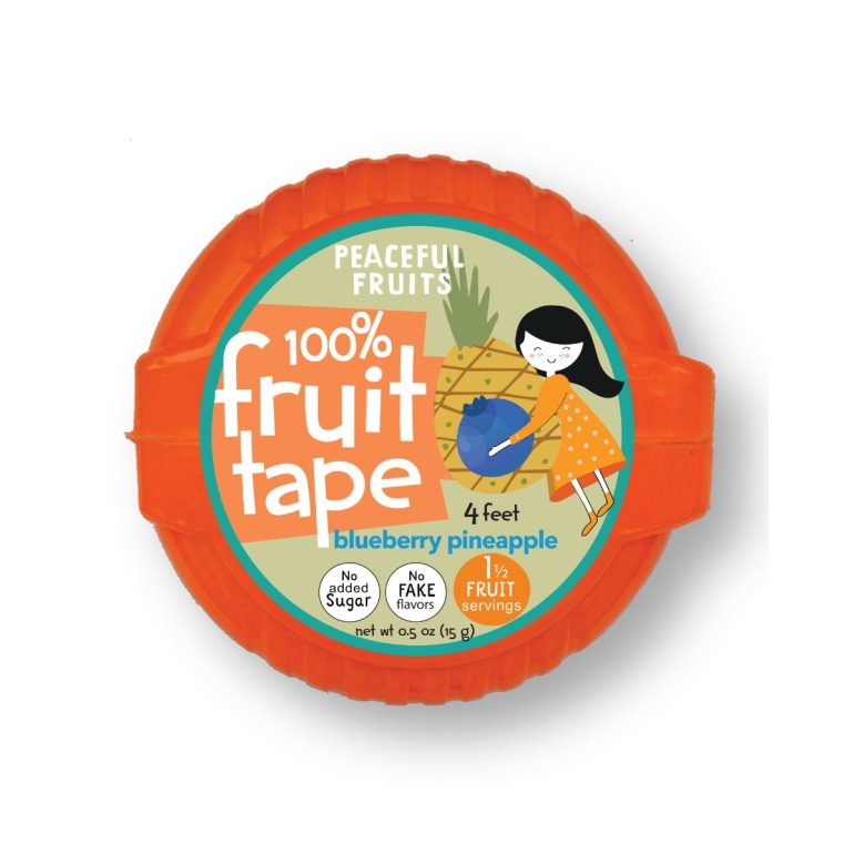 Blueberry Pineapple Candy Fruit Tape, 0.5 oz