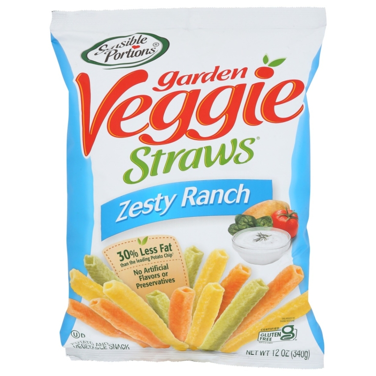 Chips Veg Strw Zsty Rnch, 12 OZ