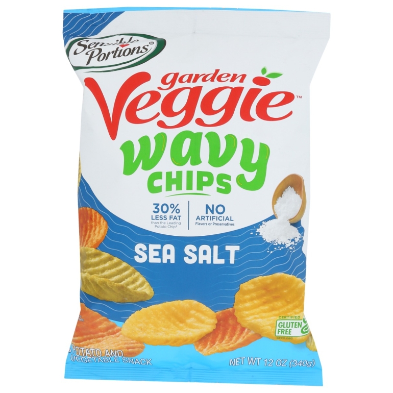 Chips Wavy Sea Salt, 12 OZ