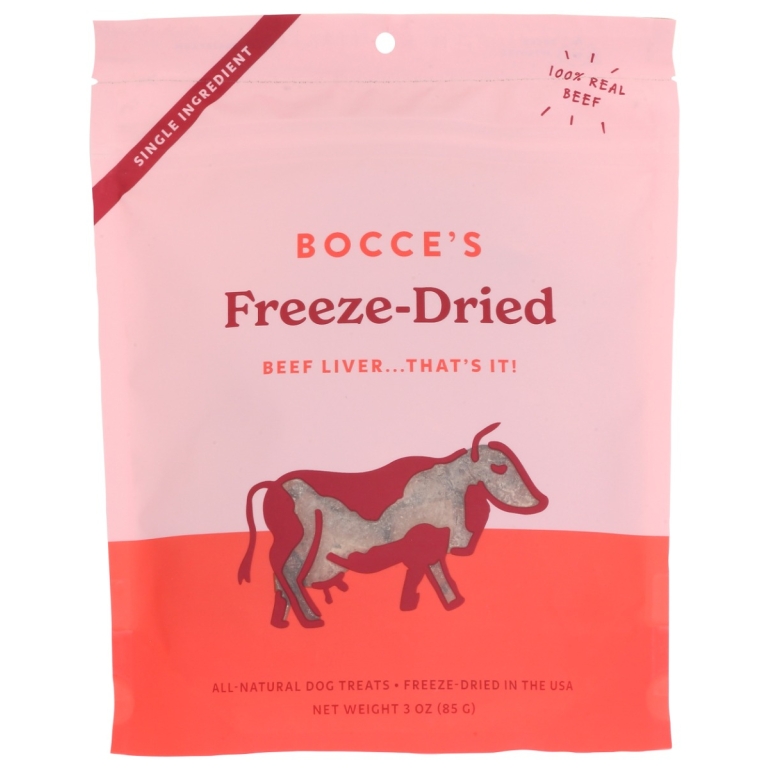 Beef Liver Freeze Dried Dog Treats, 3 oz