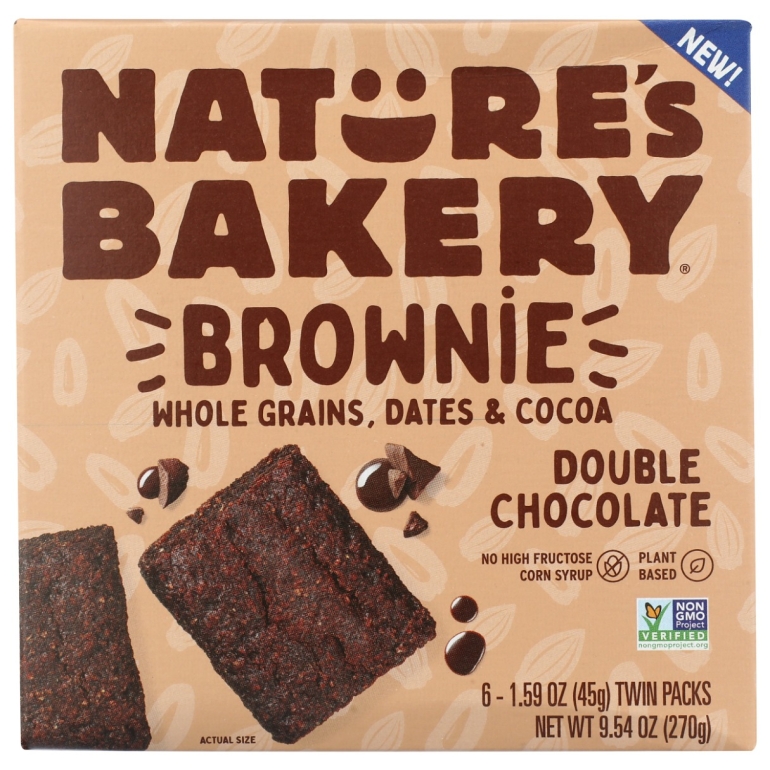 Double Chocolate Brownie Bars 6 Count, 9.54 oz