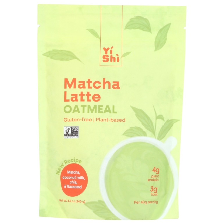 Matcha Latte 6 Serving Oatmeal Pouch, 8.5 oz