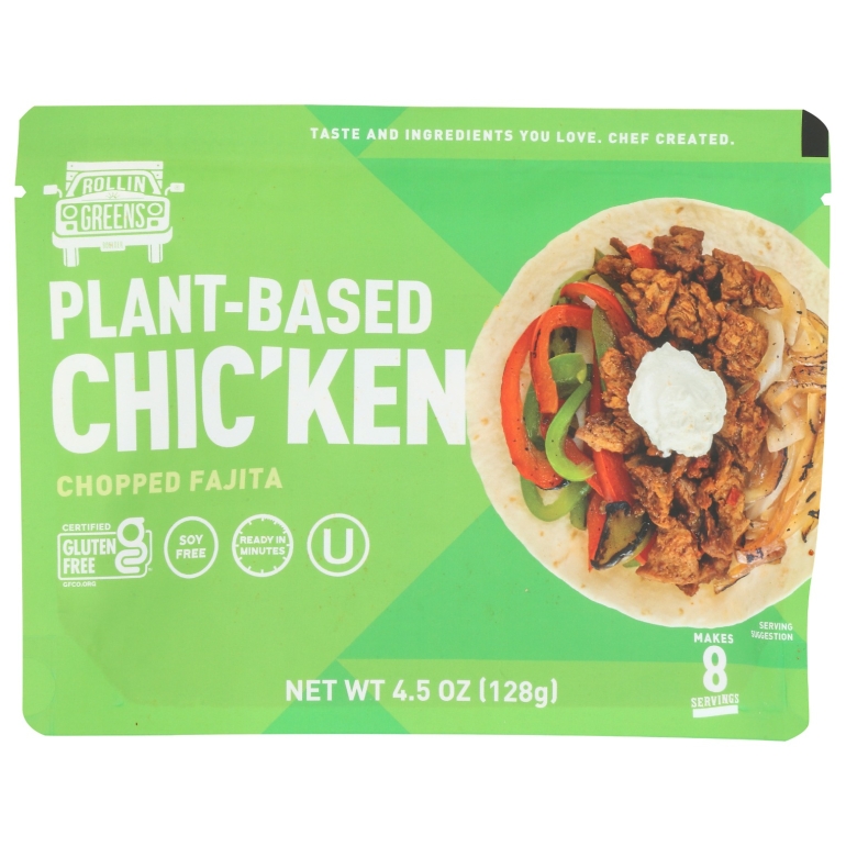 Chopped Fajita Plant Based Chicken, 4.5 oz