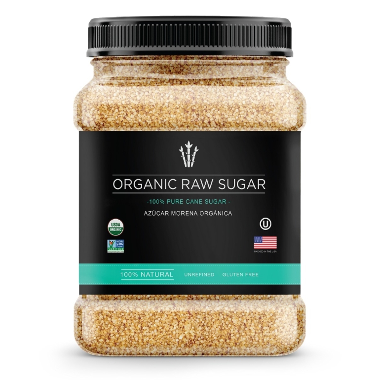 Organic Raw Sugar, 2.7 lbs