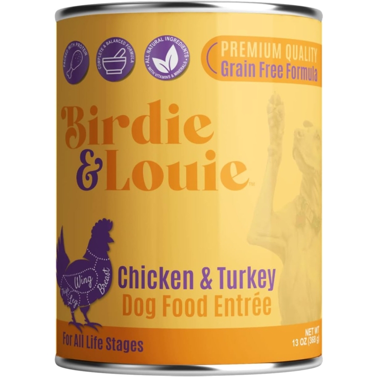 Wet Dog Food Real Chicken and Turkey, 13 oz