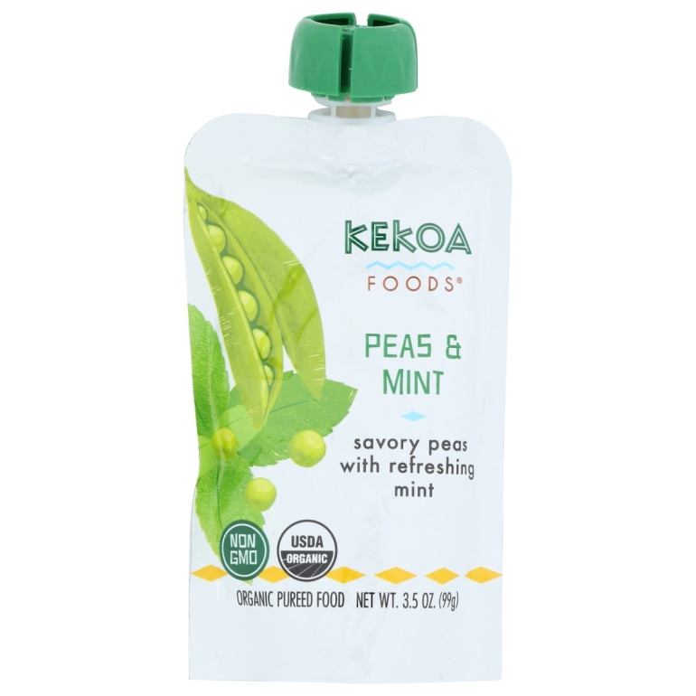 Peas And Mint Squeeze Pouch, 3.5 oz