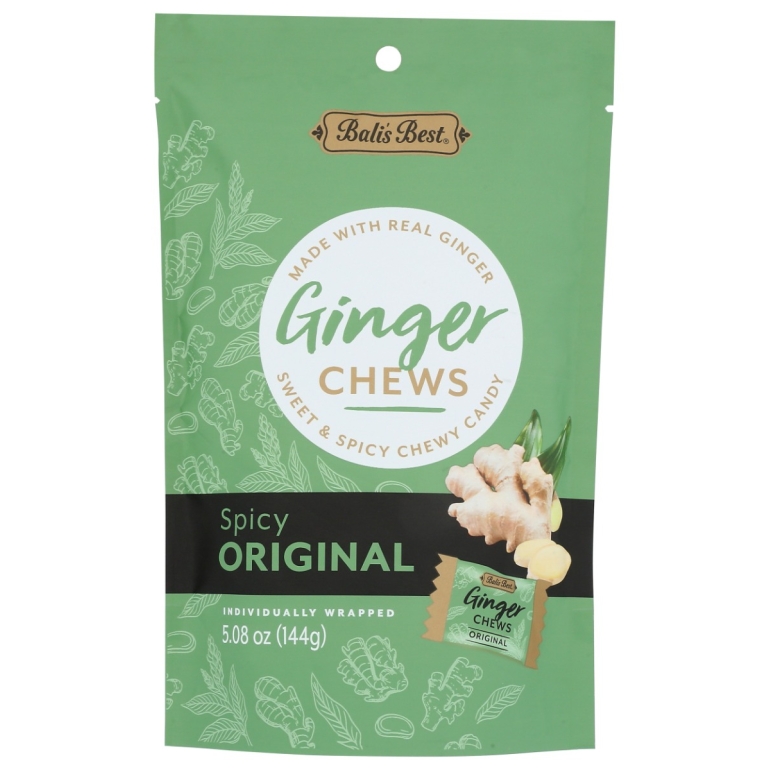 Spicy Orginal Ginger Chews, 5.08 oz