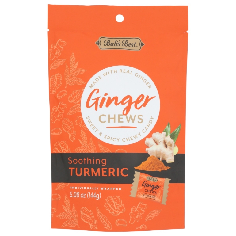 Soothing Turmeric Ginger Chews, 5.08 oz
