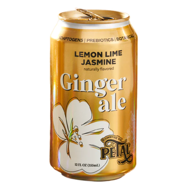 Lemon Lime Jasmine Ginger Ale Soda, 12 fo