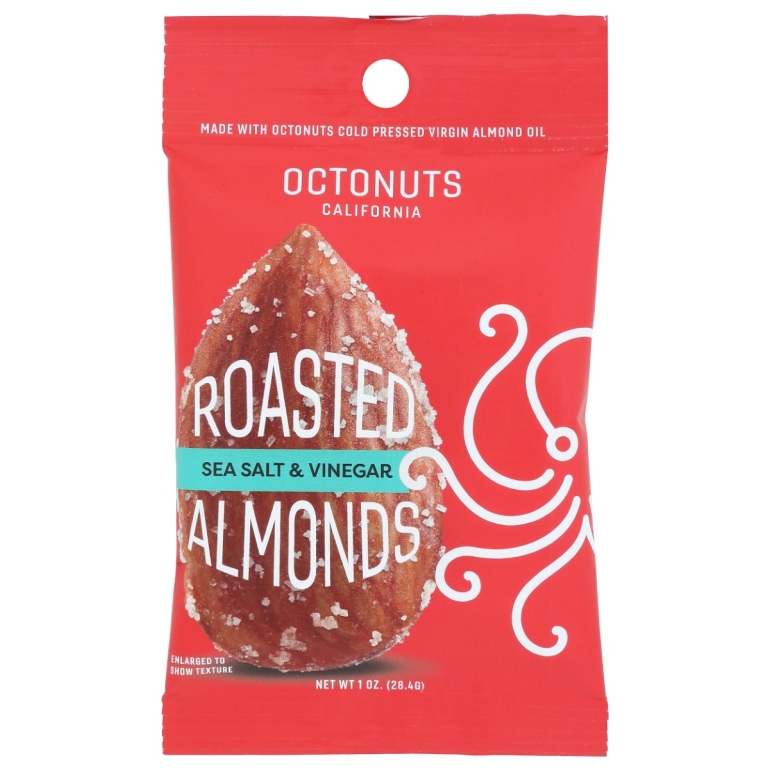 Sea Salt and Vinegar Roasted Almonds, 1 oz