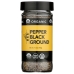 Organic Pepper Black Ground, 1.6 oz