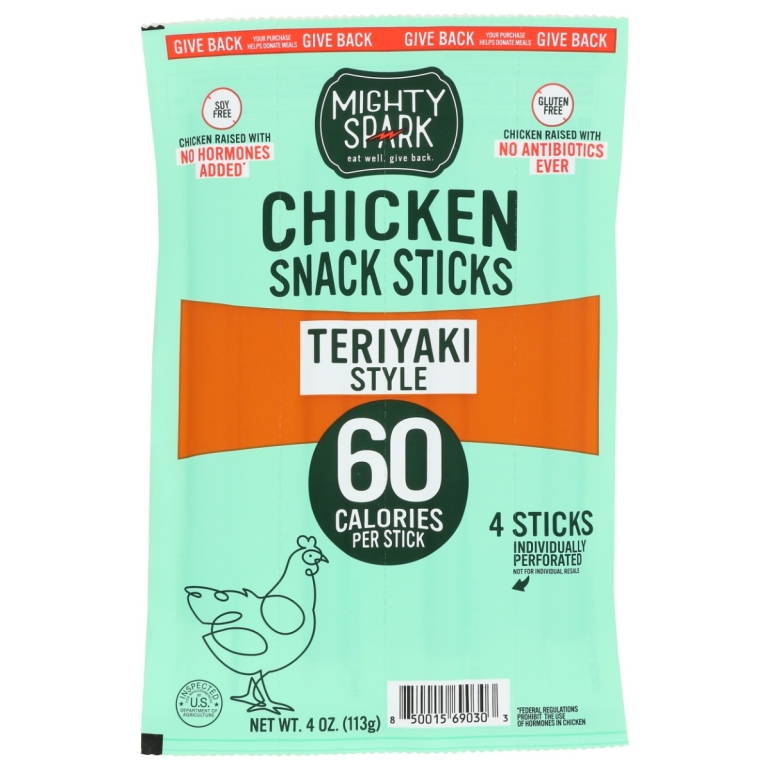 Teriyaki Style Chicken Snack Sticks, 4 oz