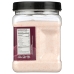 Himalayan Pink Salt Square Grip Jar Fine Grains, 2.2 lb