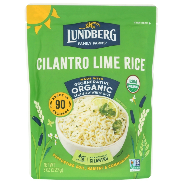 Organic 90 Second Cilantro Lime Rice, 8 oz