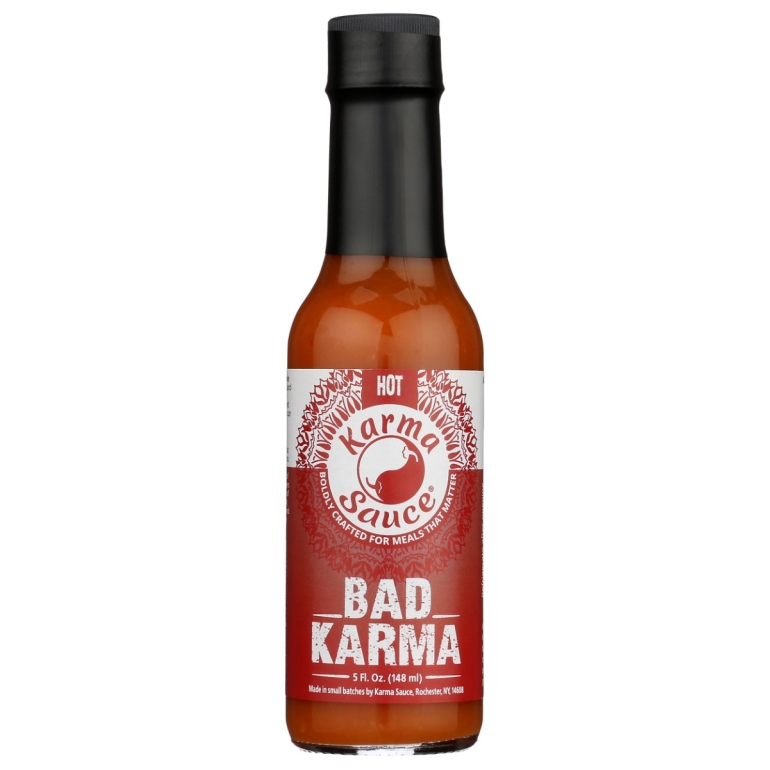 Bad Karma Hot Sauce, 5 fo
