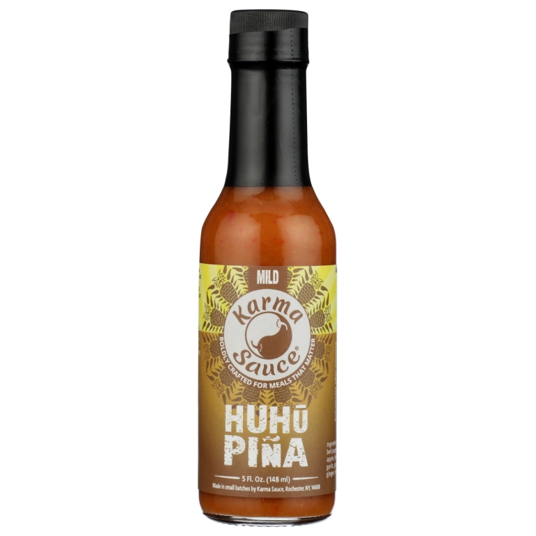 Huhu Pina Mild Hot Sauce, 5 fo