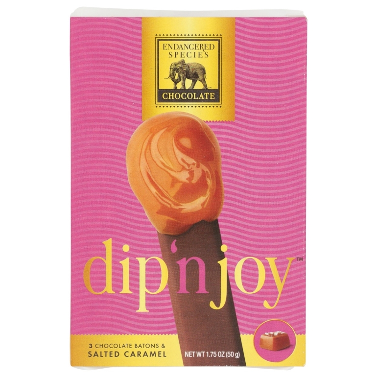 Dip N Joy Dark Chocolate Batons And Salted Caramel, 1.75 oz