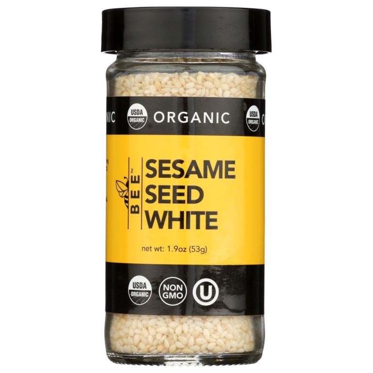 Organic Sesame Seed White, 1.9 oz
