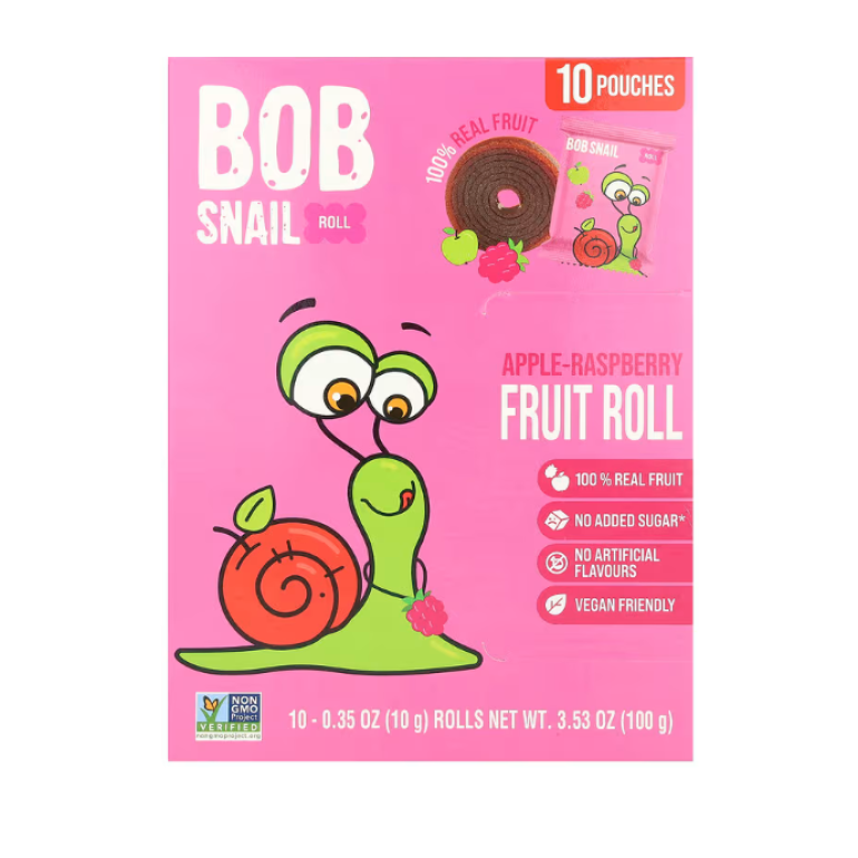 Apple Raspberry Fruit Rolls, 10 pk