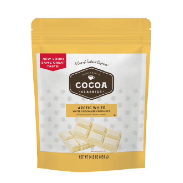 Arctic White Chocolate Cocoa Mix Pouch, 14.8 oz