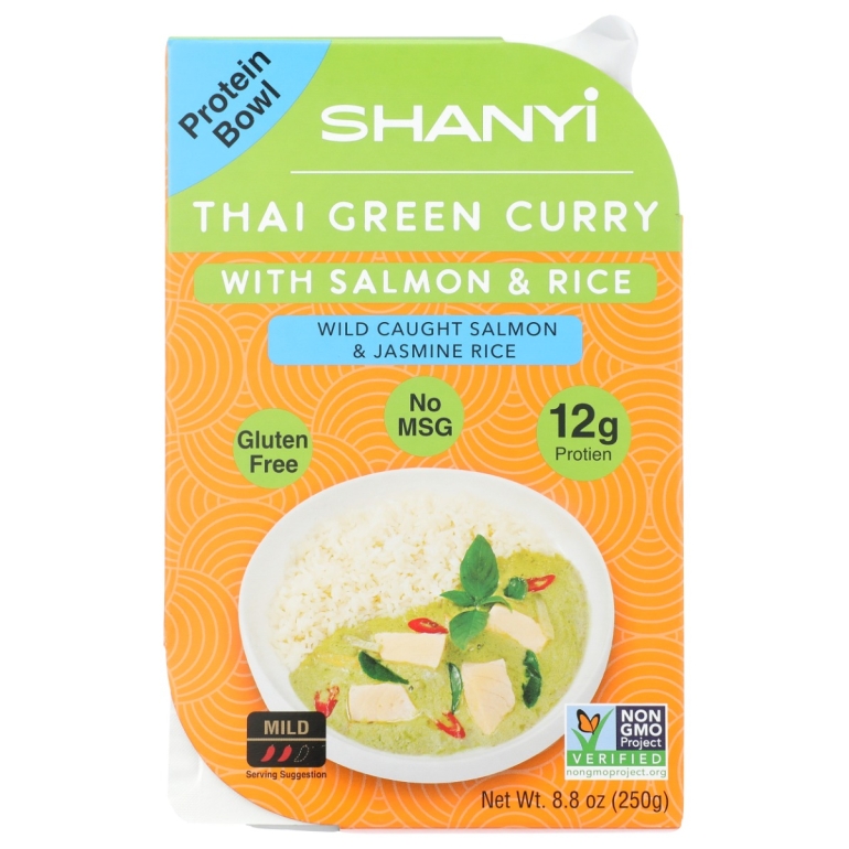 Thai Green Curry with Salmon and Rice, 8.8 oz