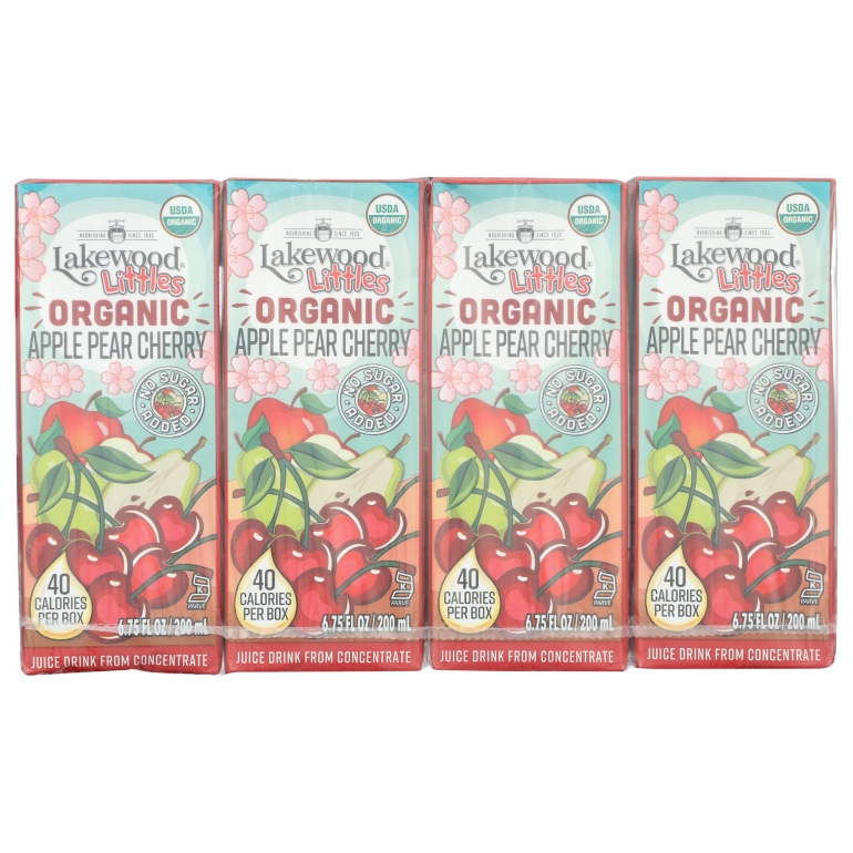 Littles Organic Cherry Fusion Juice Boxes 8Ct, 54 fo