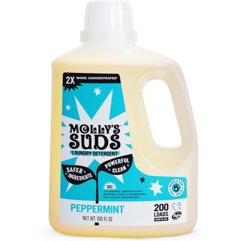 Peppermint Liquid Laundry Detergent, 52 fo