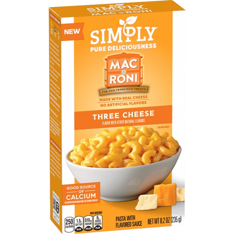 Mac A Roni Three Cheese, 8.2 oz