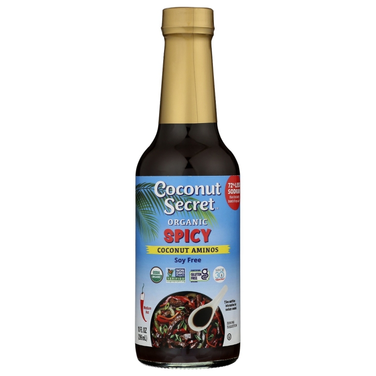 Aminos Coconut Spicy Org, 10 oz