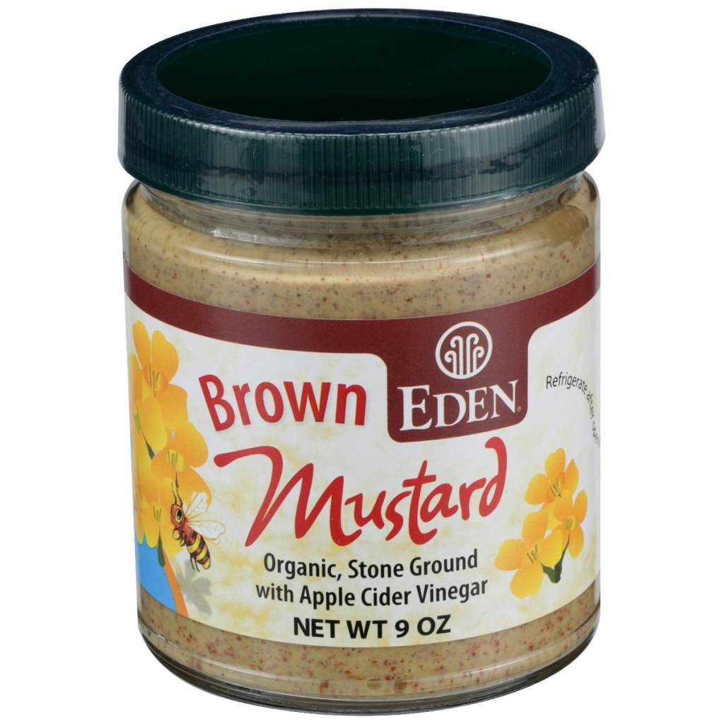 Brown Mustard in Glass Jar - 9 oz