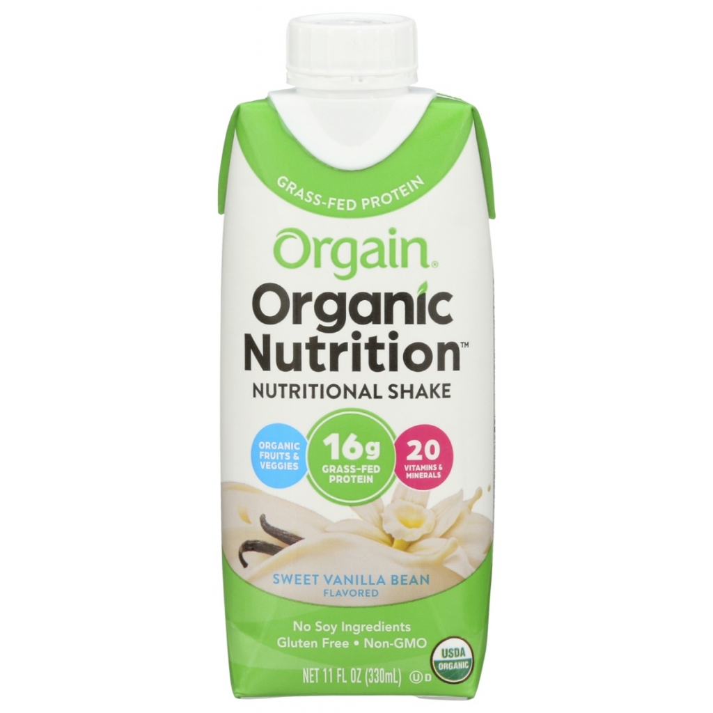 Organic Nutrition Shake - Sweet Vanilla Bean, 11 fl oz