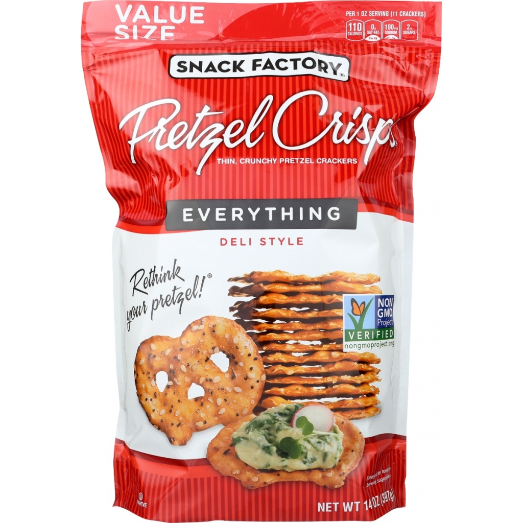 Everything Pretzel Crisps - 14 oz