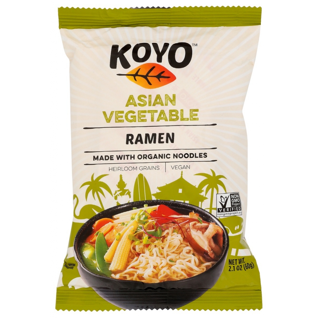 Organic Asian Vegetable Ramen, 2 oz