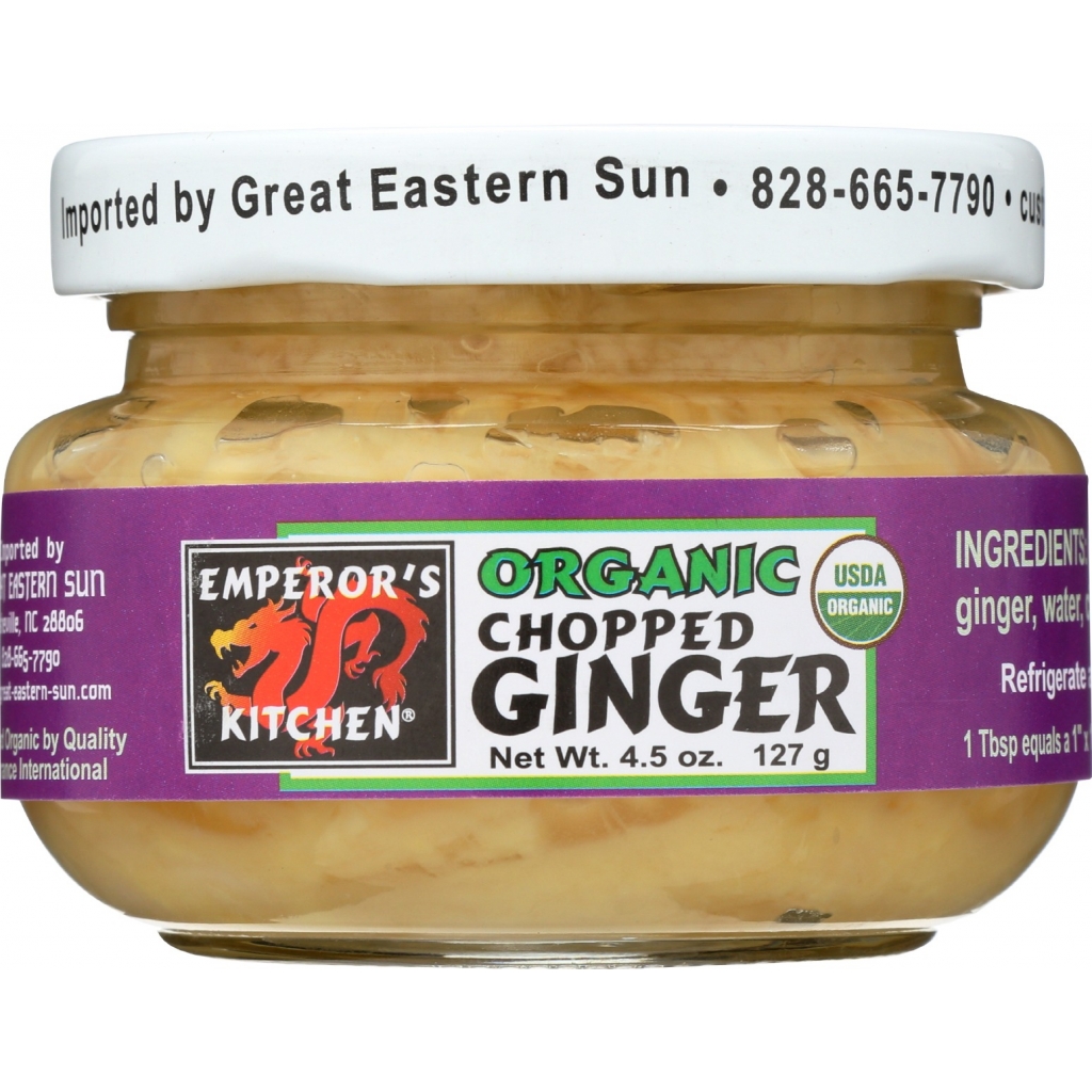 Chopped Organic Ginger - 4.5 oz