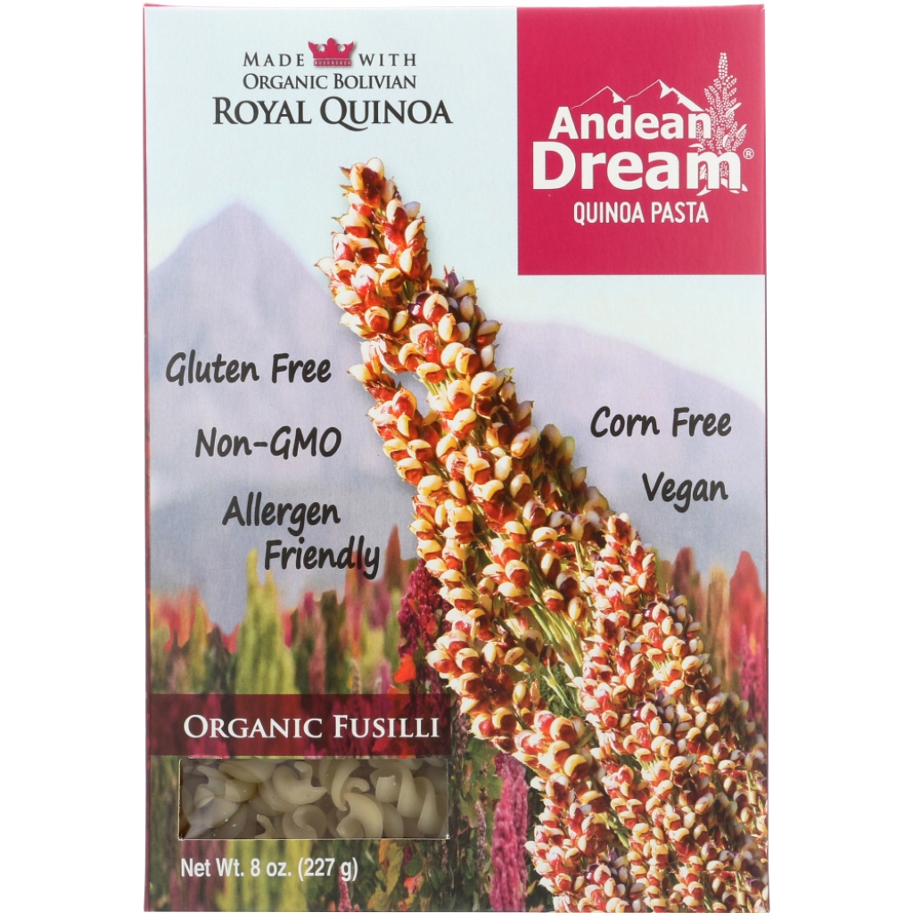 Andean Dream Organic Fusilli Pasta - 8 oz