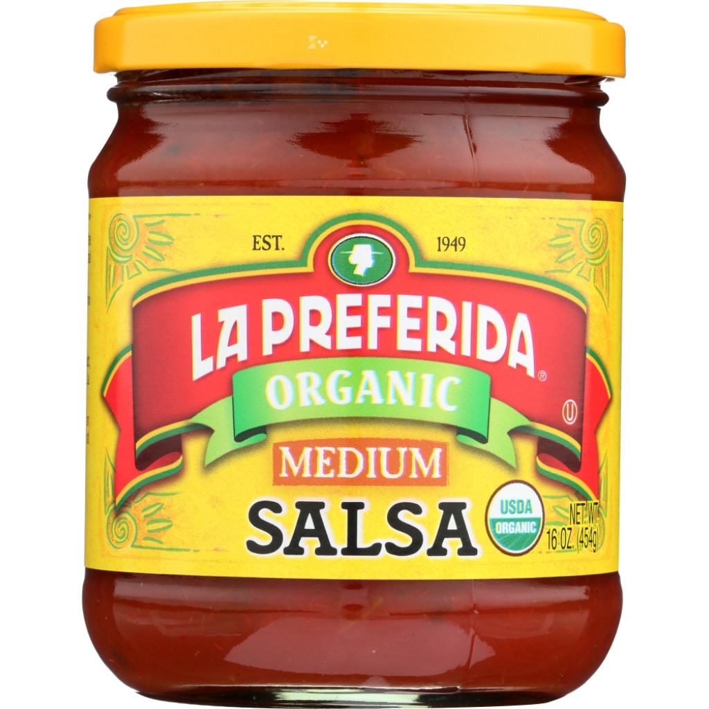 Organic Medium Salsa - 16 oz