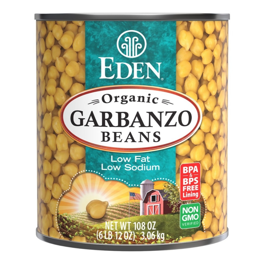 Organic Garbanzo Beans (Chickpeas), 108 oz