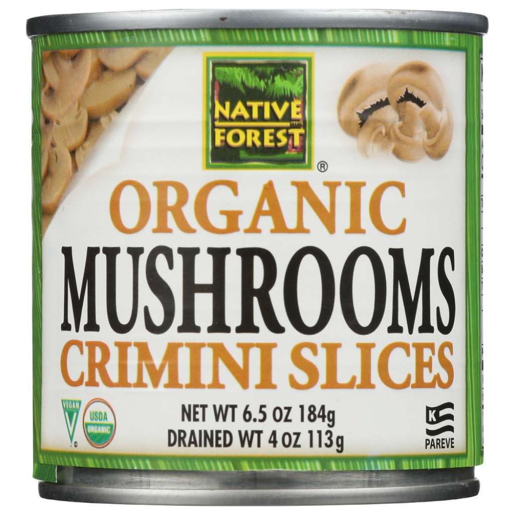 Organic Crimini Mushroom Slices, 4 oz